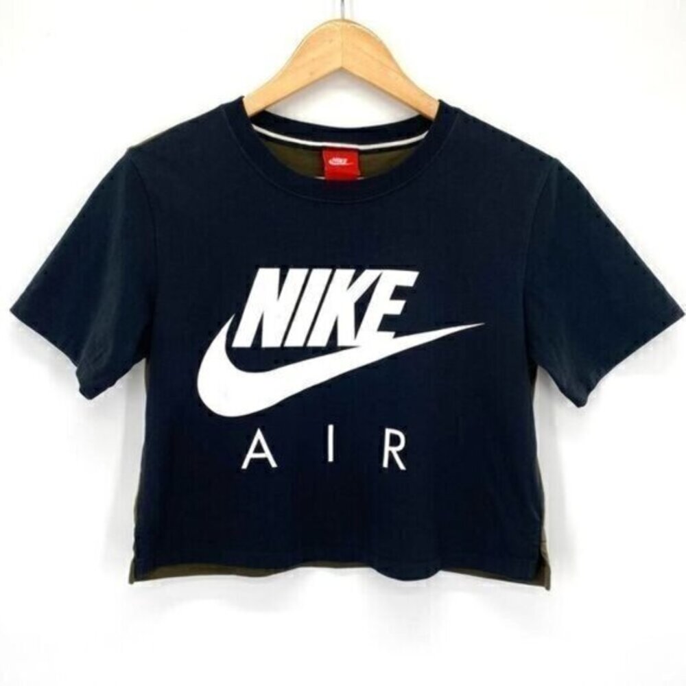 Nike Women’s Air Cotton Crop Top Two Tone